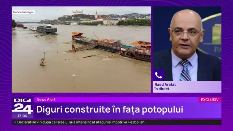 Arafat, avertisment inainte de viitura care vine pe Dunare