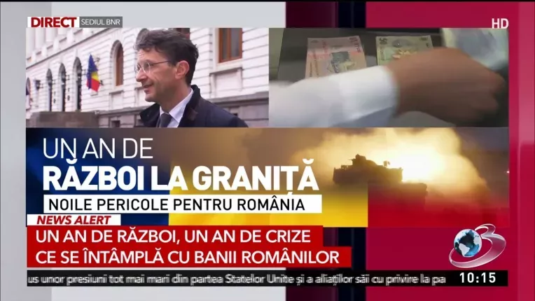 Ce s-a intamplat cu banii romanilor in primul an de razboi in Ucraina. Purtatorul de cuvant al BNR,