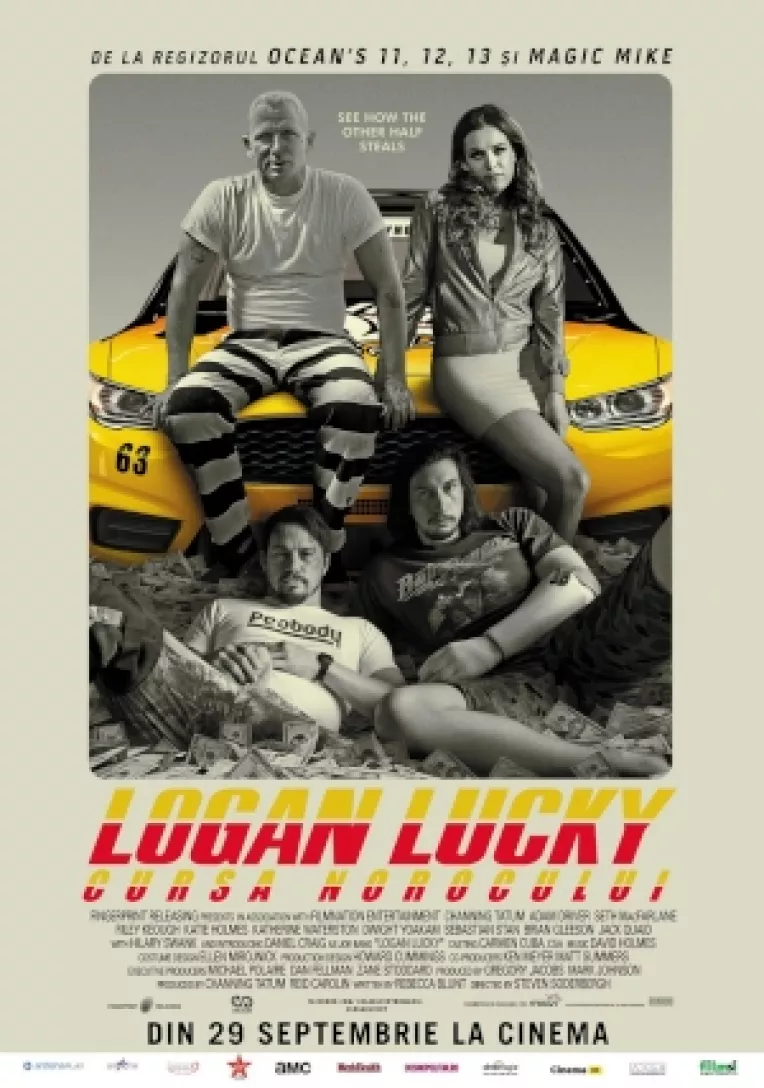 Filmul Logan Lucky, cu Daniel Craig, va avea premiera pe 29 septembrie in cinematografele din Romania